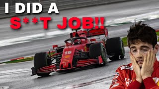 Information Leclerc FURIOUS team radio after the race! I am as stupid as in Baku!!  | 2020 Turkish GP News