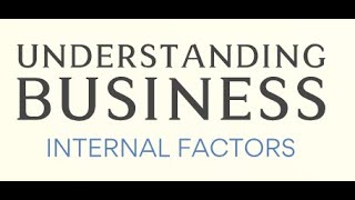 Internal Factors   SQA N5 Business