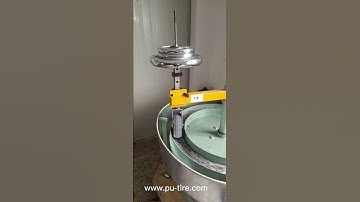 Crushed stone abrasion test for PU solid wheel