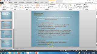 Professional Orientation of Counselors