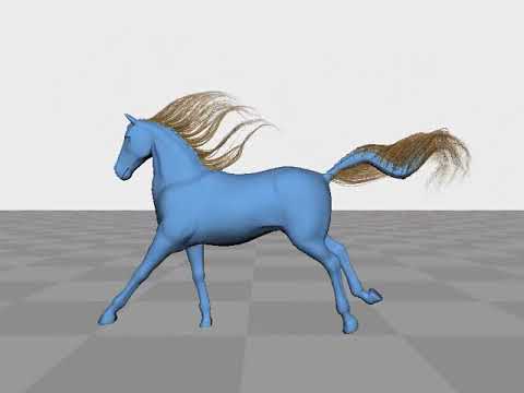 Robust handling of clumping and stiffness in wet hair animation - YouTube