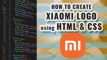 Create Xiaomi New Logo 2021 - Kenya Hara | Using HTML and CSS - TianDev