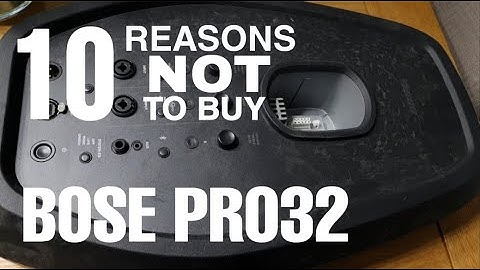 10 REASONS NOT TO BUY BOSE L1 PRO32