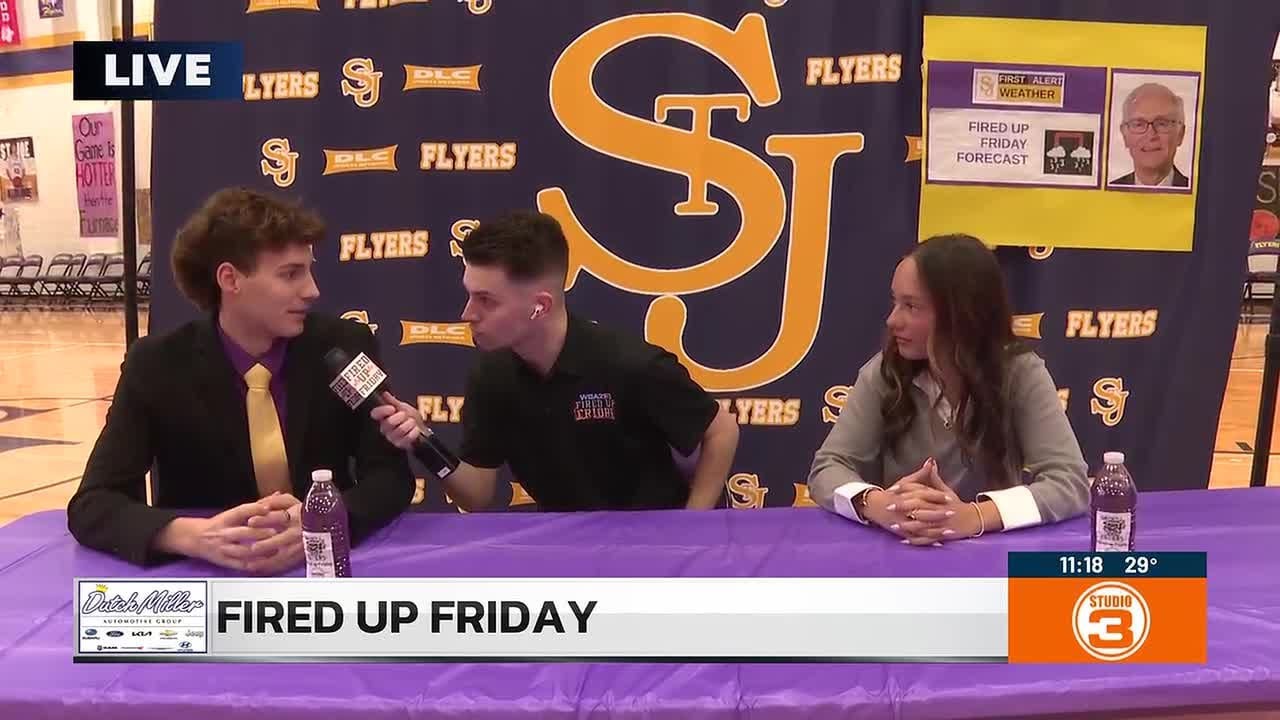 FIRED UP FRIDAY at St. Joseph Central Catholic High School