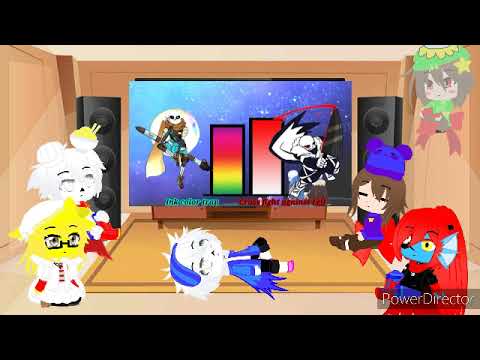 Undertale react to E & C vs I Sans P. Level (request)