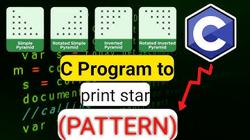 Star Pattern in C Programming Language || Learn Coding.
