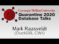 DuckDB – The SQLite for Analytics (Mark Raasveldt, CWI)