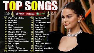 Top 100 Songs 2024 - Maroon 5, Ed Sheeran, Selena Gomez, Adele, The Weeknd, Dua Lipa