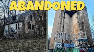 Abandoned Creepy house and Cement Plant forgotten in the  woods of NY