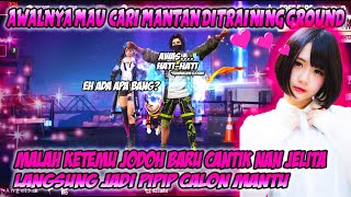 CARI CEWE DI TRAINING JAM 5 PAGI MALAH KETEMU BIDADARI CANTIK !! FREEFIRE BATTLEGROUND