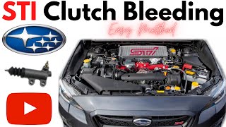 WRX STI Clutch Pedal Bleeding - Easy Way screenshot 2