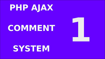 1. Php Jquery Ajax Responsive Comment Form System Tutorial