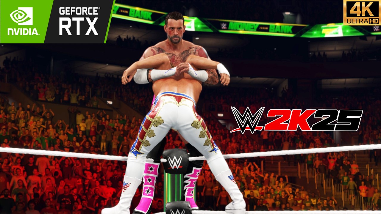 WWE 2K25  : CM Punk vs Cody Rhodes | Money in the Bank SHOWDOWN! (4K60FPS)