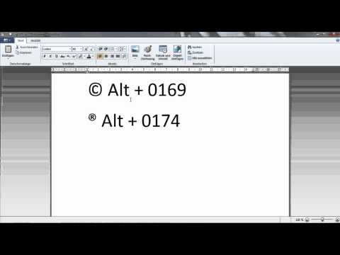 Video: So erstellen Sie ein Copyright-Symbol auf einem Computer - Gunook