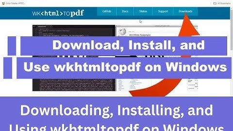 How to Download, Install, and Use wkhtmltopdf on Windows (Step-by-Step with Blog Post)