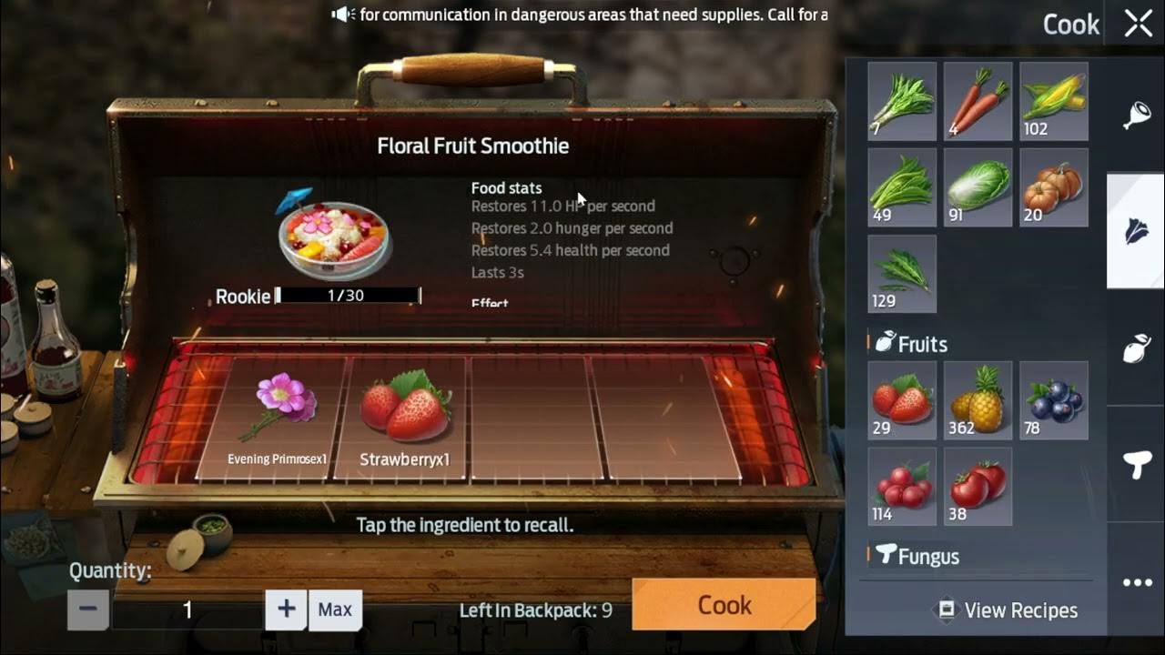 Undawn How to get Flowers for cooking and recipes - YouTube