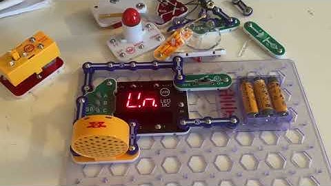 Snap Circuits Arcade: Games Selector, and Six Sided Dice Game