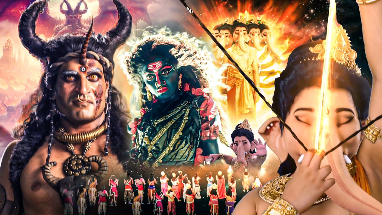 #fullmovie #action - बाल गणेश और असुरो में भयंकर युद्ध - #film #akankshapuri