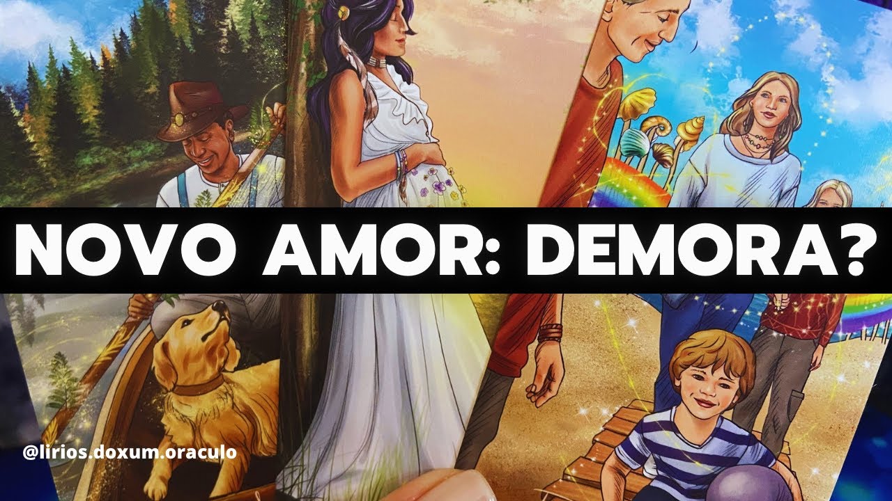 NOVO AMOR: DEMORA? QUEM É ELE? Tarô ♥️✨🔮