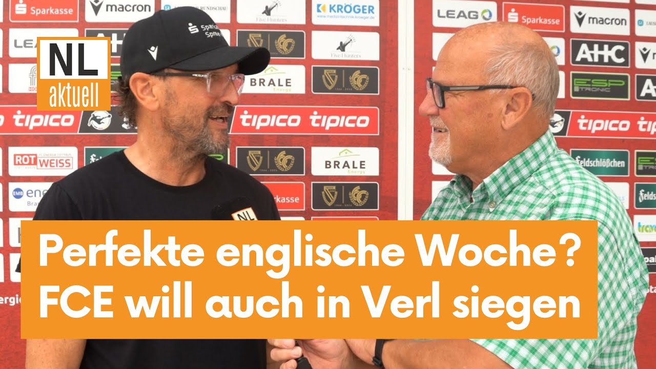 FC Energie Cottbus | 9-Punkte-Woche im Visier: Pele Wollitz vor Auswärtsspiel beim SC Verl