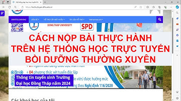 Cách nộp bài thực hành trên hệ thống Học trực tuyến Bồi dưỡng thường xuyên bằng đường link