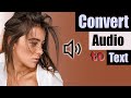 convert audio to text for free  no installation required