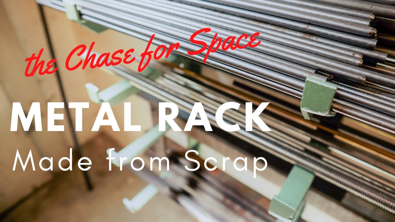 Metal Rack DIY Metal Storage From Scrap YouTube