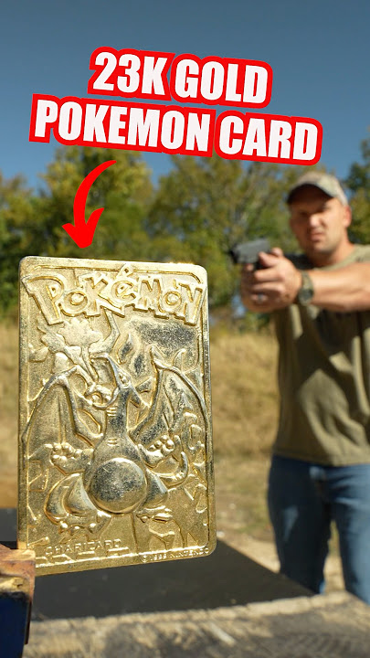 Is A Gold Pokémon Card Bulletproof?