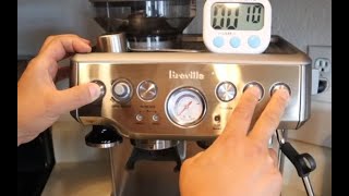 (#Shorts) Step by Step “Clean me” Breville Barista Express