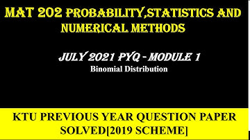 KTU S4 MATHS PREVIOUS YEAR QUESTION PAPER SOLVED 2019 SCHEME |  Module 1