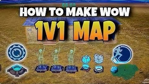 How To Make Wow 1v1 Map | How To Make Wow Map | NXR RAIDEN With PUBG Mobile