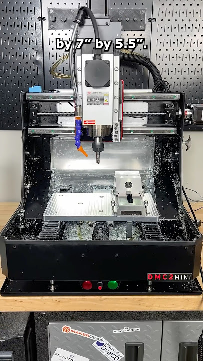 A Benchtop Mill That Can Actually Cut Metal! ⚙️🔥 #cnc #machining