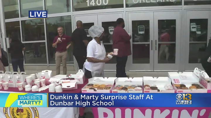 Where's Marty? Getting teachers "Running on Dunkin...
