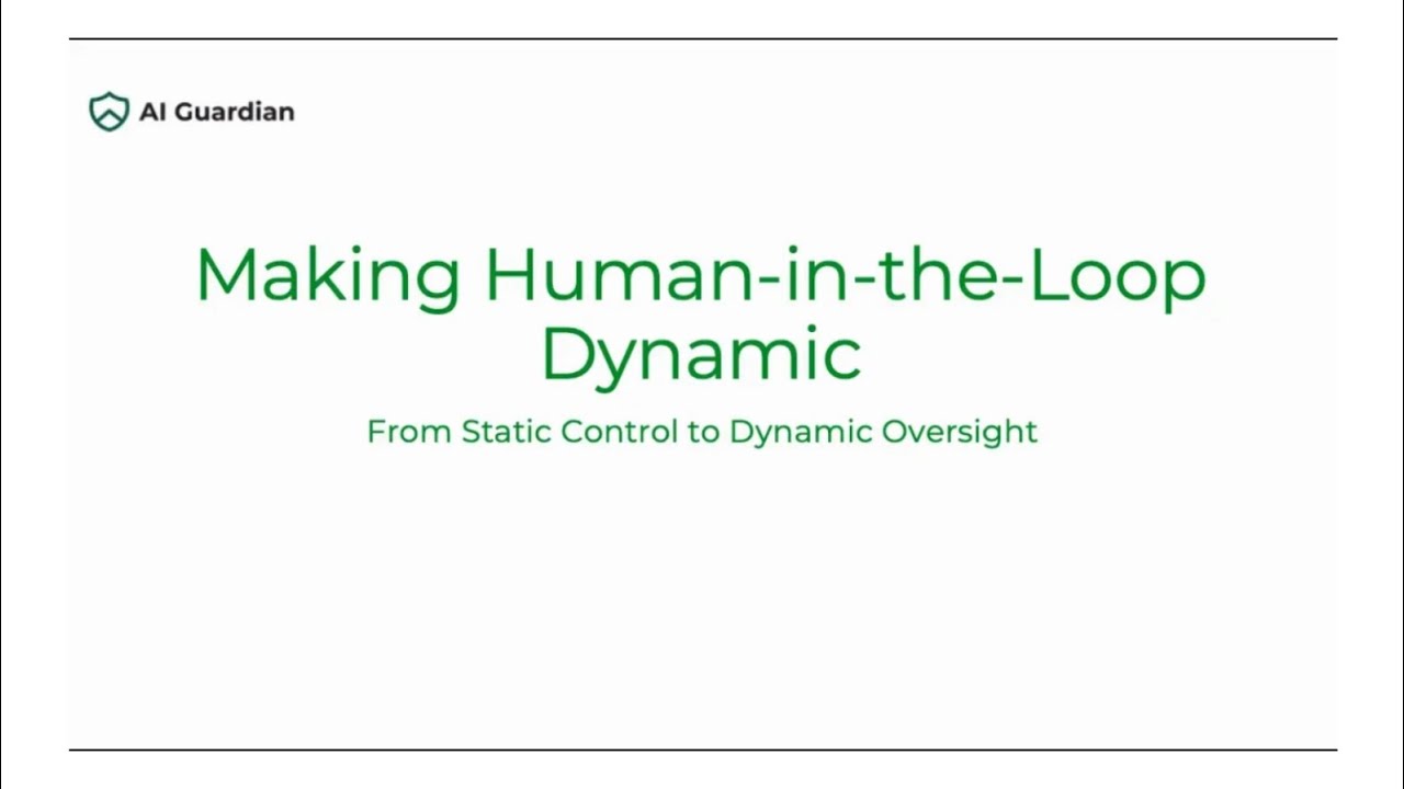 Enhancing Human-In-The-Loop Systems: A Dynamic Approach