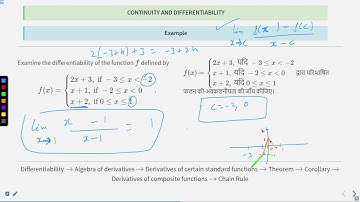 Continuity and Differentiability Theory Part 5 #SATHEE_ENGG #swayamprabha #engineeringexams