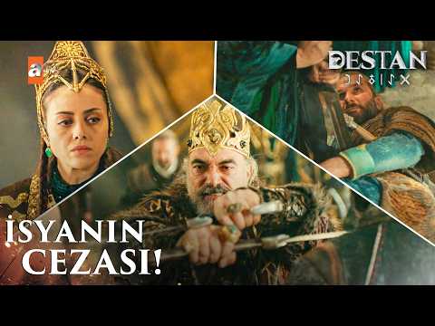 Alpagu Han isyan edenin cezasını elleriyle verdi - Destan 15. Bölüm