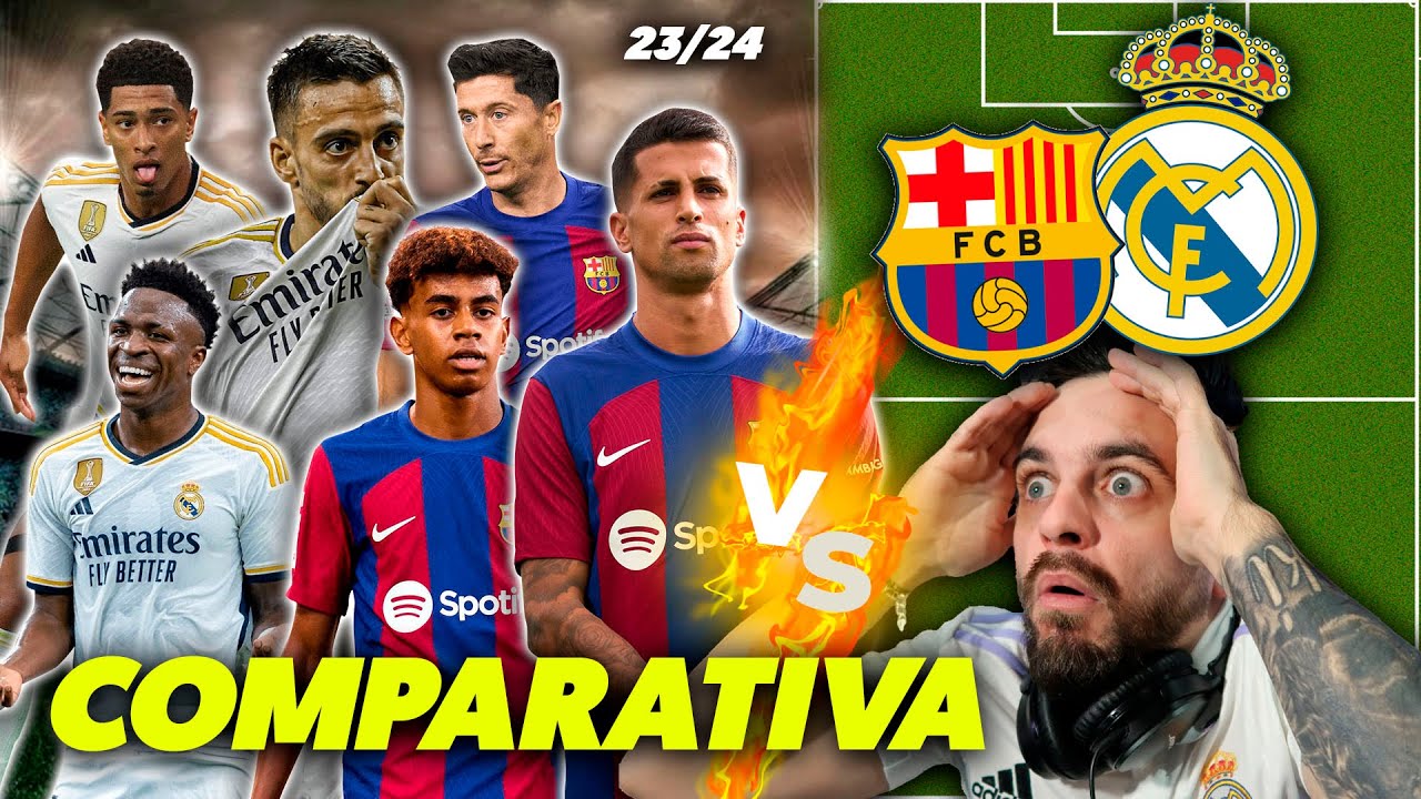 💥COMPARATIVA DEFINITIVA entre BARÇA vs REAL MADRID ¿QUIÉN TIENE MEJOR