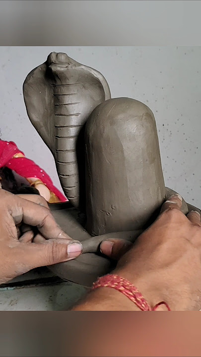 Easy Shivling making || Shivlinga making #Shorts