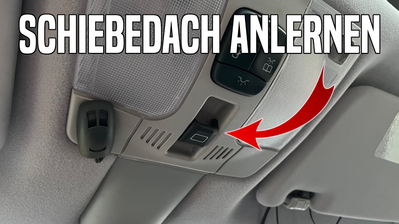 Mercedes E Klasse Fenster Mit Schlüssel öffnen Mercedes E-Klasse, C-Klasse & CLK Schiebedach anlernen (Deutsch) - YouTube