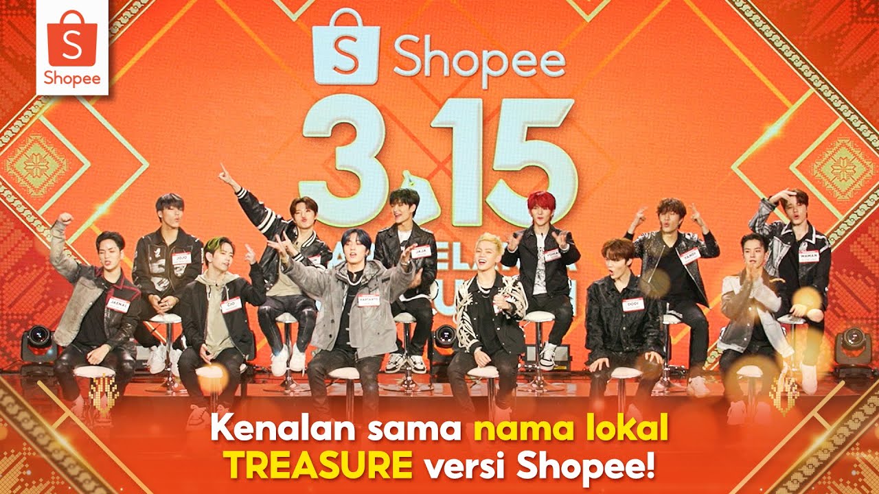 Kenalan Sama Nama-nama Lokal TREASURE Versi Shopee (INDO & ENG Sub)