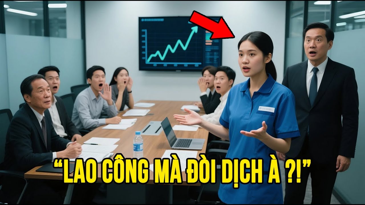 Tỷ Phú Hoảng Loạn Trong Cuộc Họp – Cô Lao Công Ra Tay Cứu Nguy Và Hé Lộ Thân Phận Bí Mật