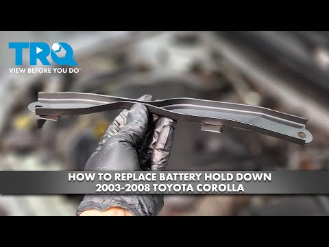 How To Hold Car Battery In Place