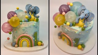 Elephant Cake | Rice Paper Balloon