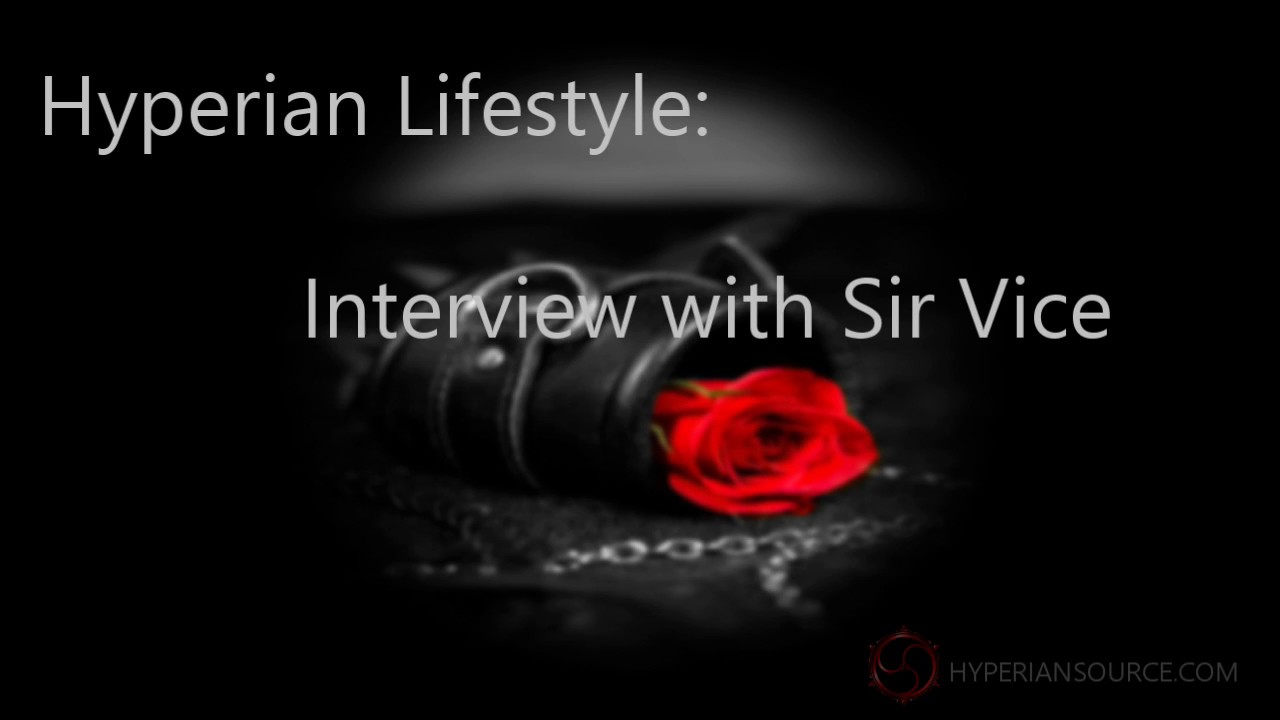 Interview with Sir Vice for The Hyperian Source - YouTube