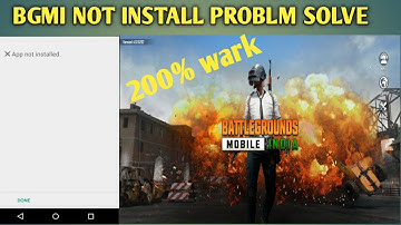 Battleground Mobile Indian Not Installed Problem Solution | How To Fix BGMI Not Install Problem100%