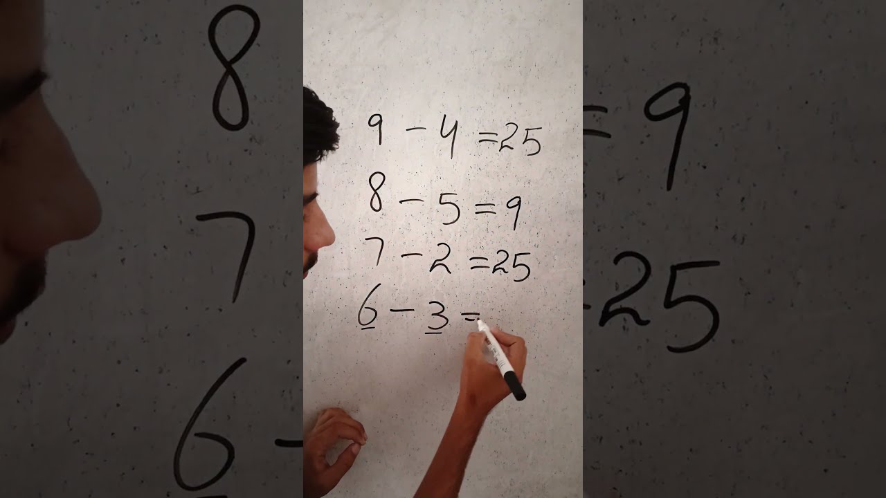 Subtraction IQ Test Ytshorts