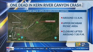 Person killed in crash on Hwy. 178 in Kern River Canyon