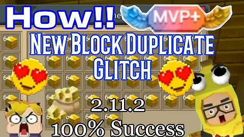 Skyblock New Block Duplicate Glitch 😱😱🥇-(100% works) 2.11.2 Blockman Go