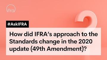 How did IFRA’s approach to the Standards change in the 2020 update? #AskIFRA