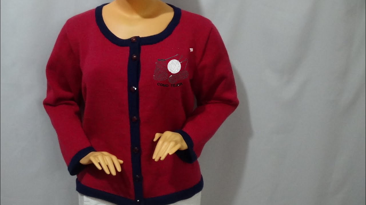 Como tejer chompa paso a paso